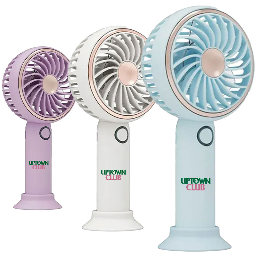Picture of Simple LED and Handheld USB Rechargeable Fan