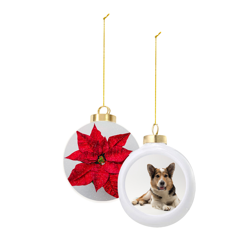 Picture of Ceramic Ball Christmas Tree Ornament