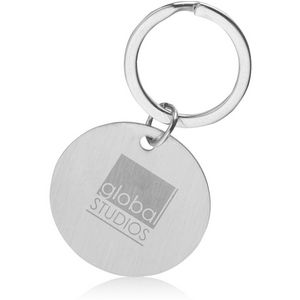 Picture of Simple Polish Chrome Round Key Chain