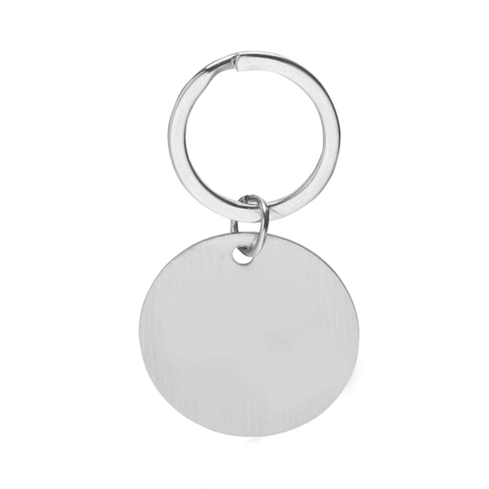 Picture of Simple Polish Chrome Round Key Chain