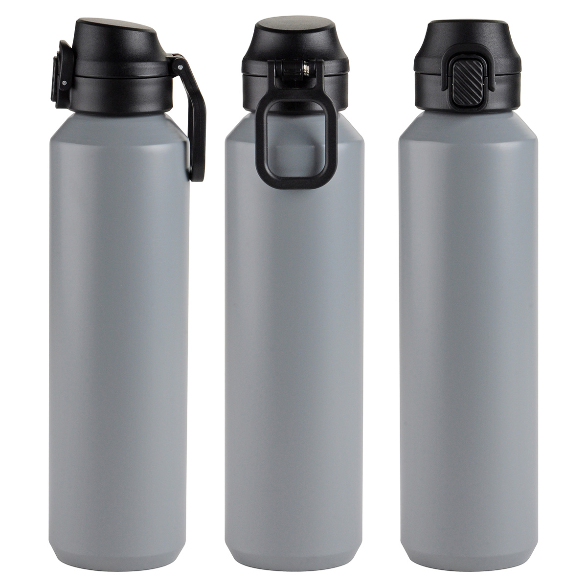 Picture of Nexus 27 oz Recycled Aluminum Bottle with Flip-Top Lid and Carabiner
