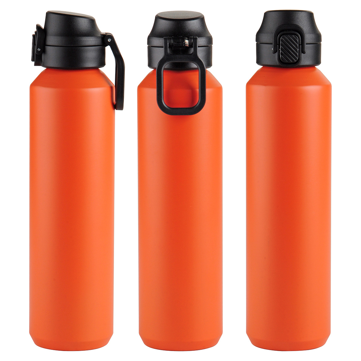 Picture of Nexus 27 oz Recycled Aluminum Bottle with Flip-Top Lid and Carabiner