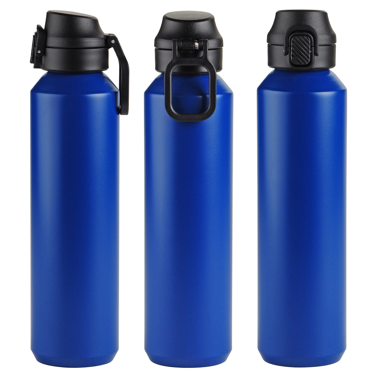 Picture of Nexus 27 oz Recycled Aluminum Bottle with Flip-Top Lid and Carabiner