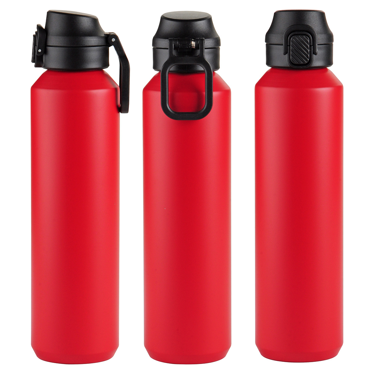 Picture of Nexus 27 oz Recycled Aluminum Bottle with Flip-Top Lid and Carabiner