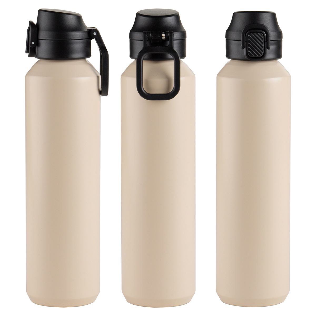 Picture of Nexus 27 oz Recycled Aluminum Bottle with Flip-Top Lid and Carabiner