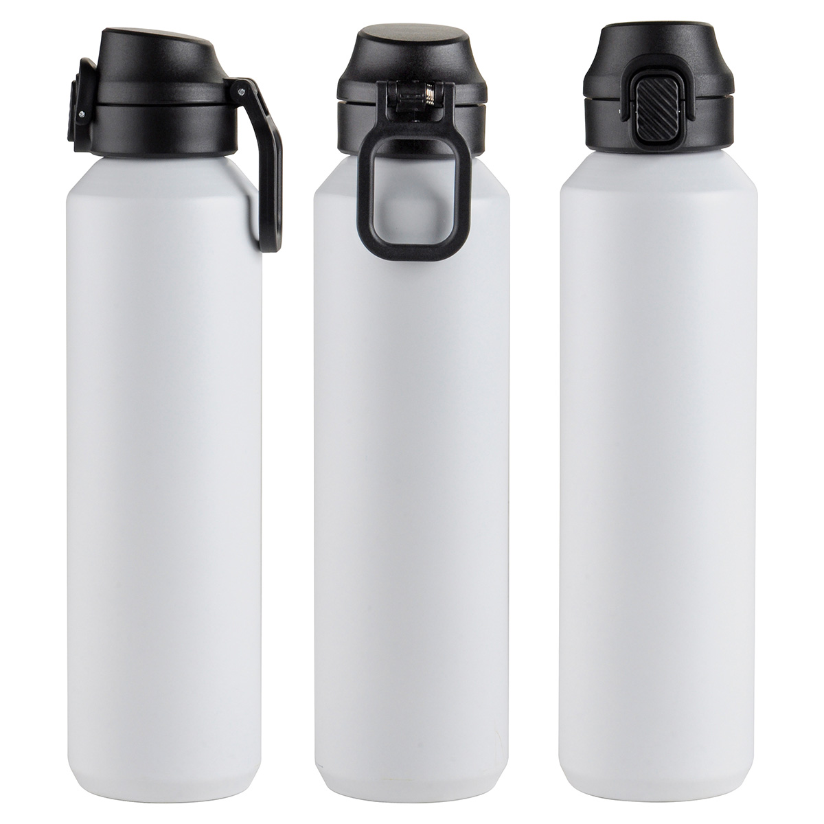 Picture of Nexus 27 oz Recycled Aluminum Bottle with Flip-Top Lid and Carabiner