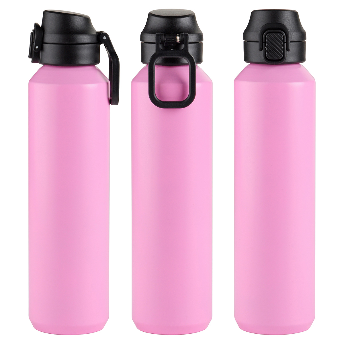 Picture of Nexus 27 oz Recycled Aluminum Bottle with Flip-Top Lid and Carabiner