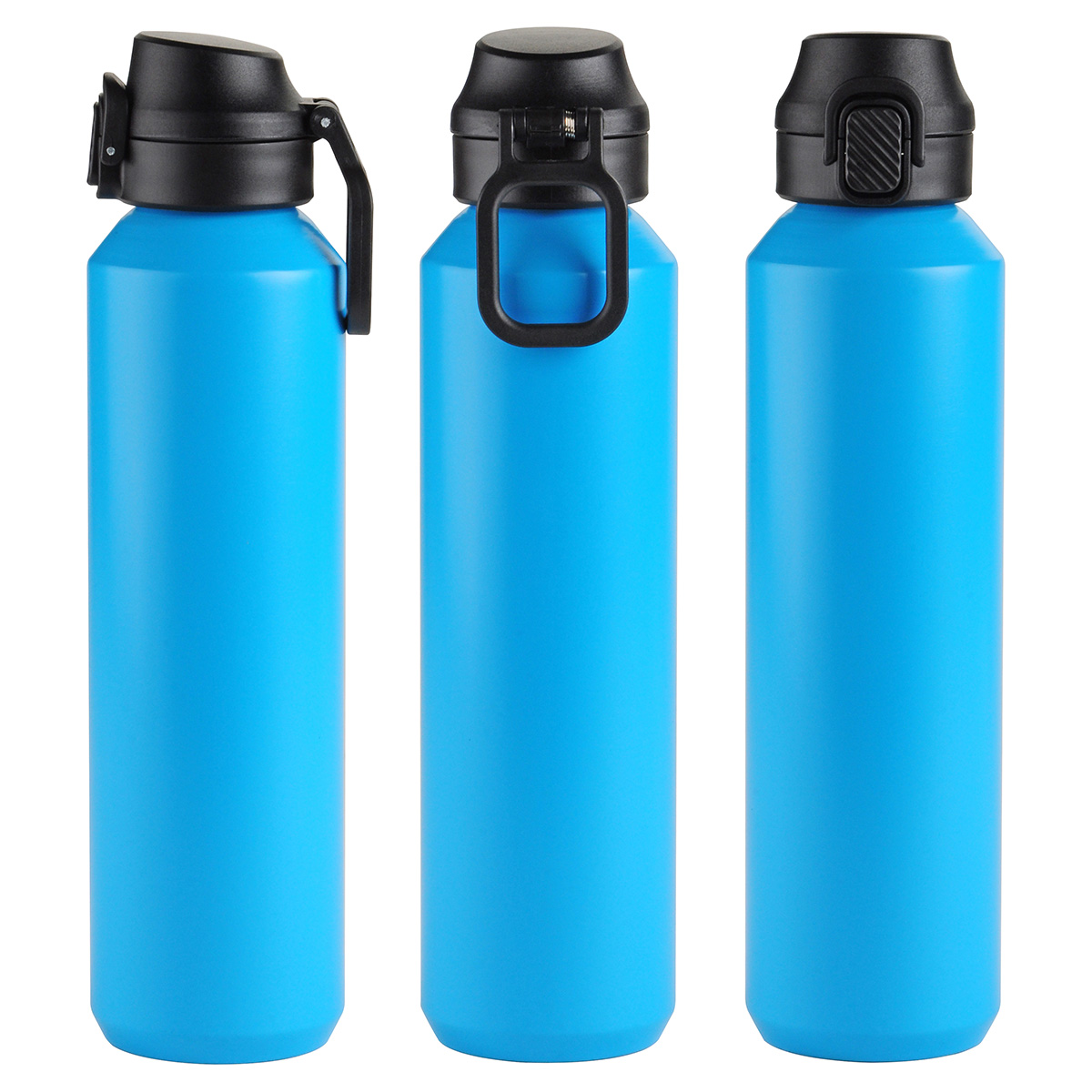 Picture of Nexus 27 oz Recycled Aluminum Bottle with Flip-Top Lid and Carabiner