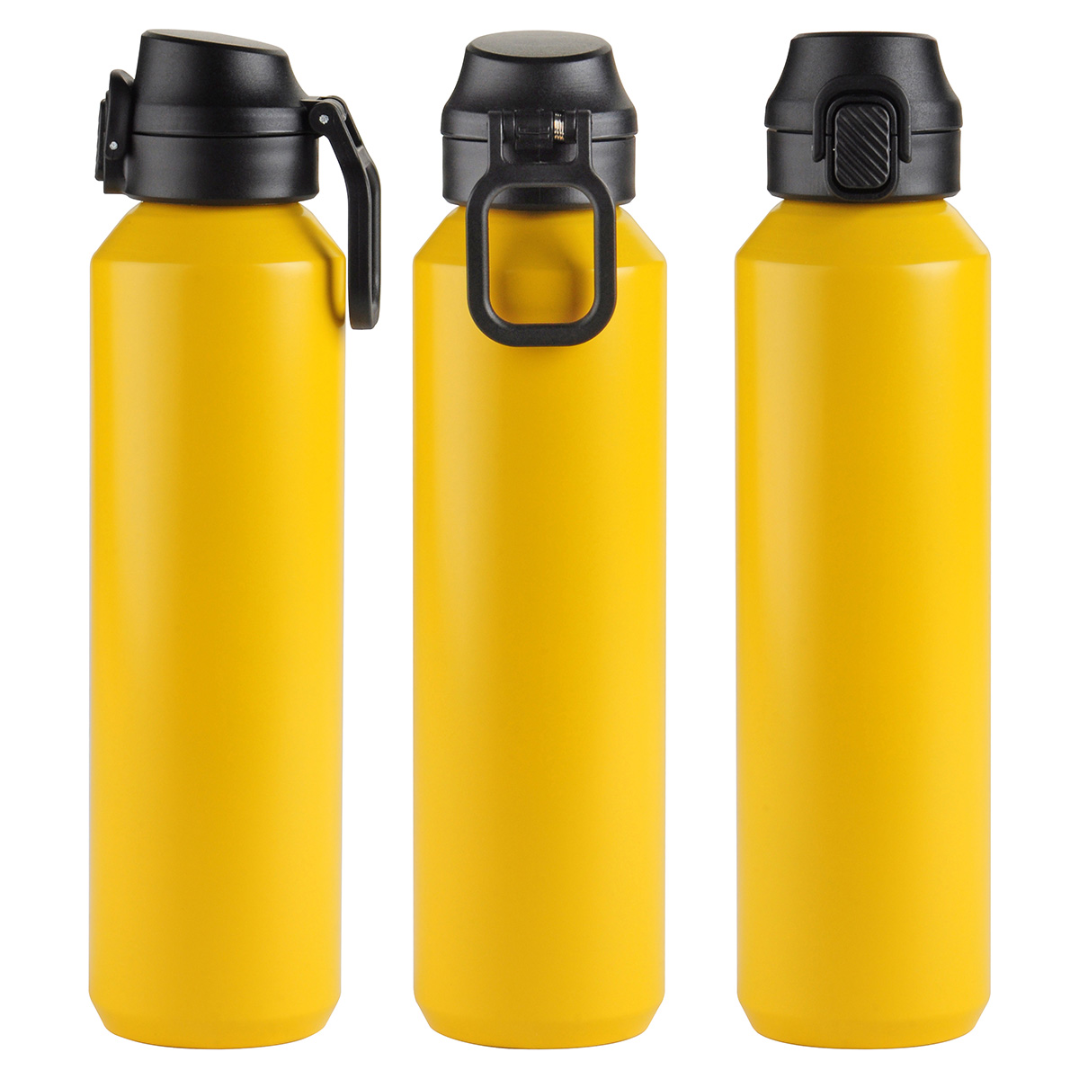 Picture of Nexus 27 oz Recycled Aluminum Bottle with Flip-Top Lid and Carabiner