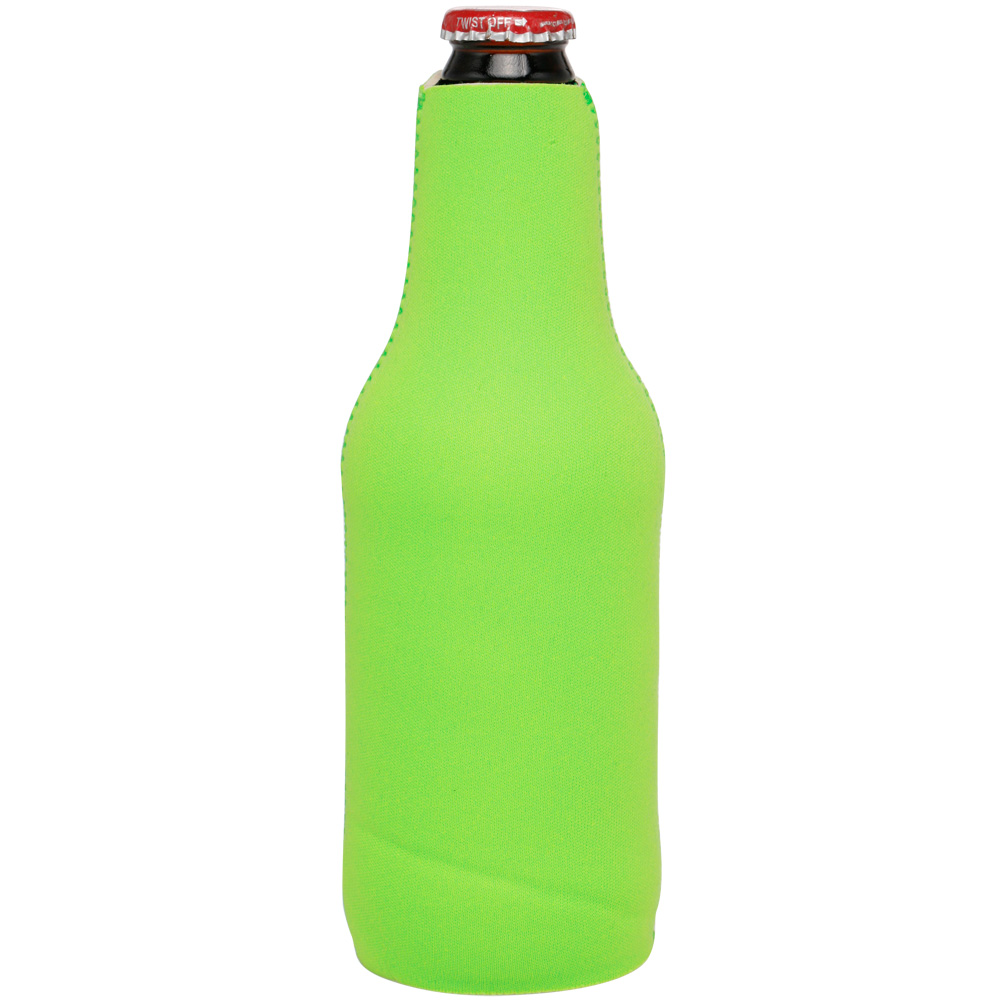 Picture of Neoprene Zippered Beer Bottle Coolies
