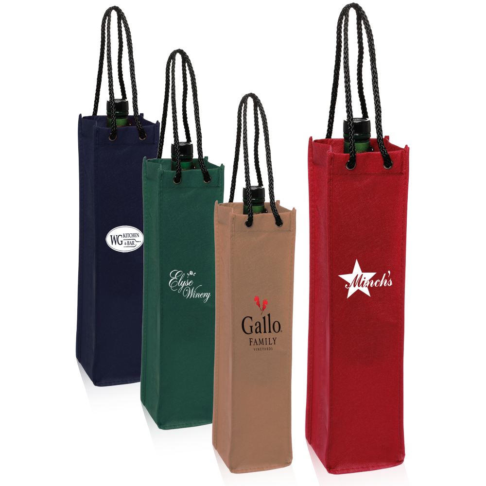 Picture of Non-Woven Single Wine Bottle Bags