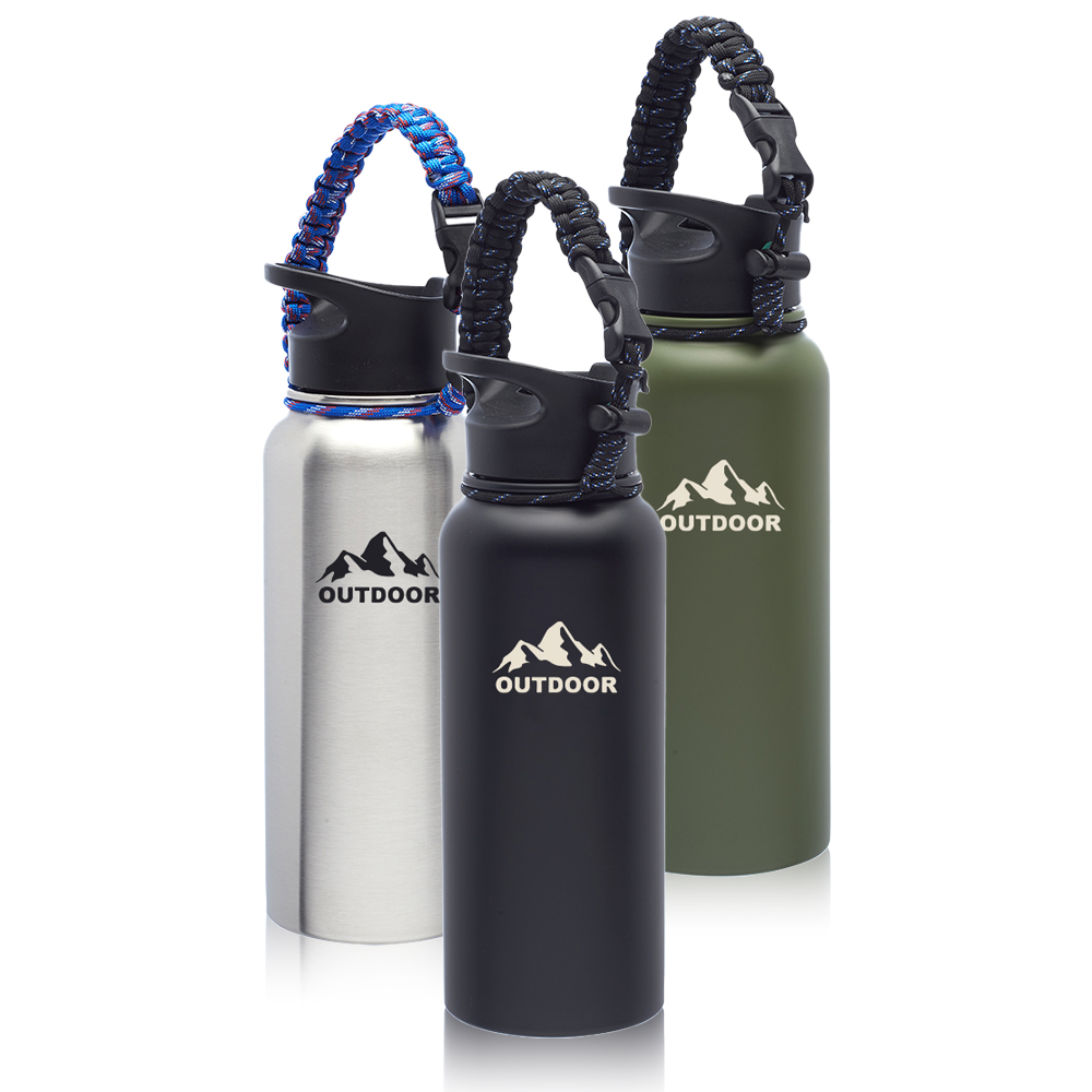 Picture of 34 Oz. Vulcan Stainless Steel Water Bottles with Strap