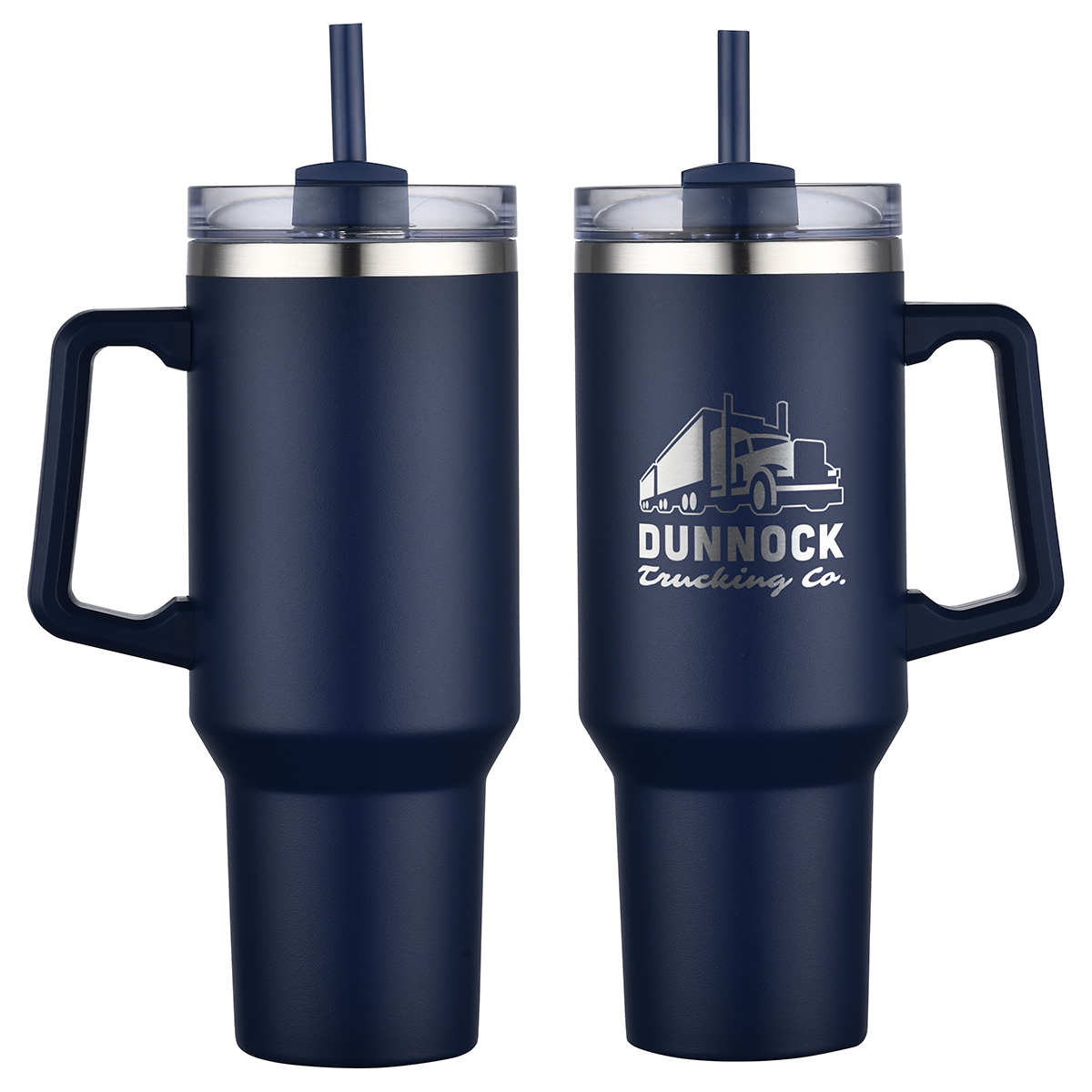 Picture of Genoa 40 oz Vacuum Insulated Travel Mug with Straw