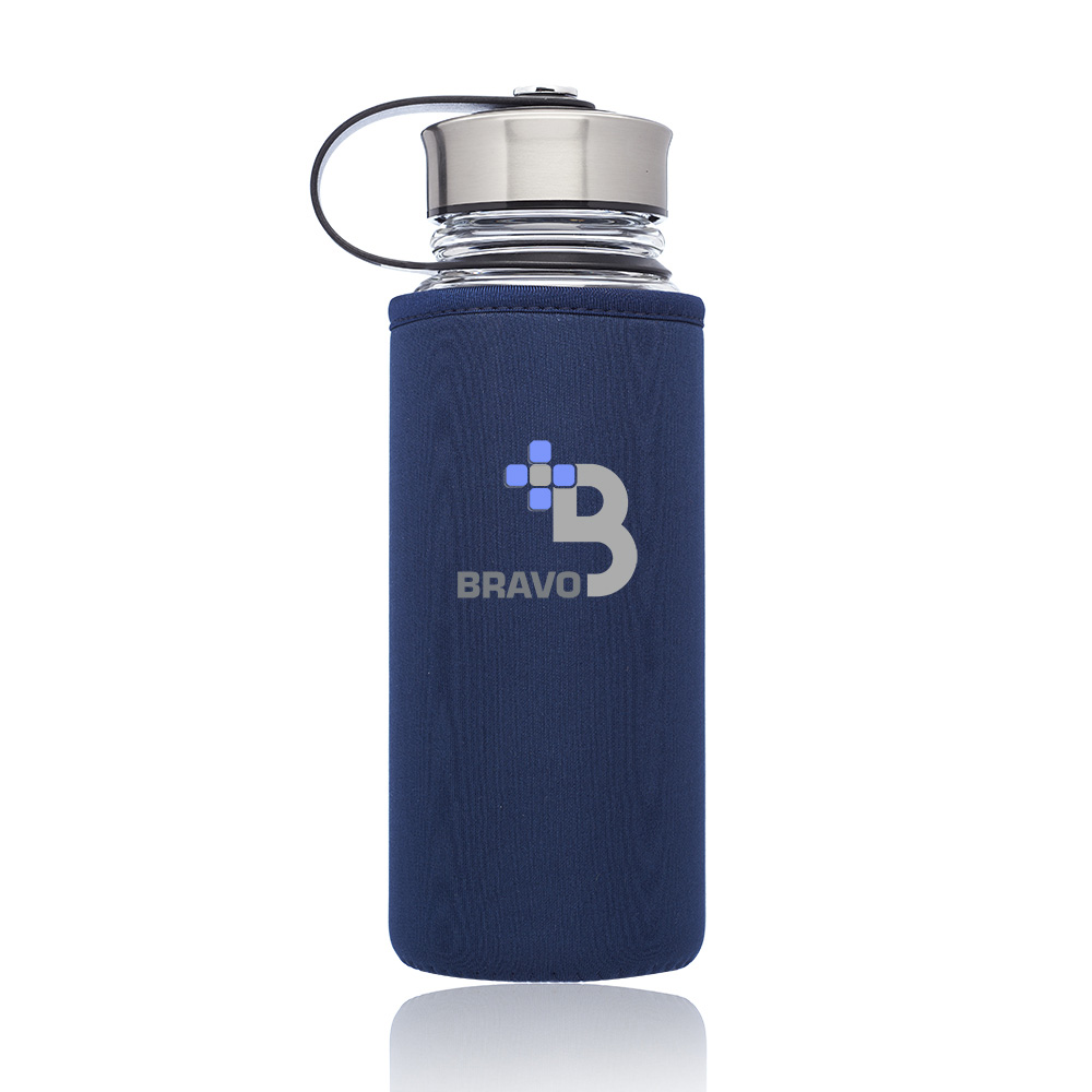 Picture of 25 Oz. Kangaroo Glass Bottles in Neoprene Pouch