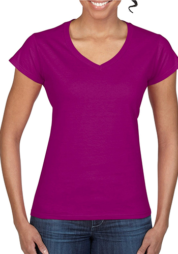 Picture of Gildan Softstyle Ladies V-Neck Tees