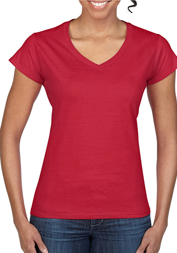 Picture of Gildan Softstyle Ladies V-Neck Tees