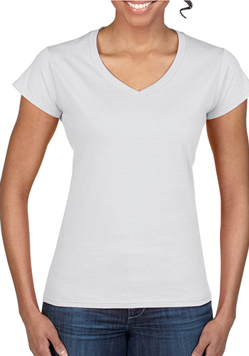 Picture of Gildan Softstyle Ladies V-Neck Tees