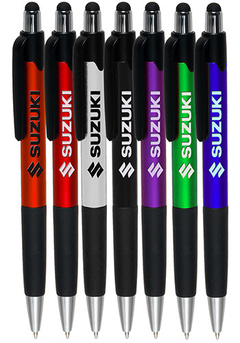 Picture of Plastic Pen with Touch Screen Stylus