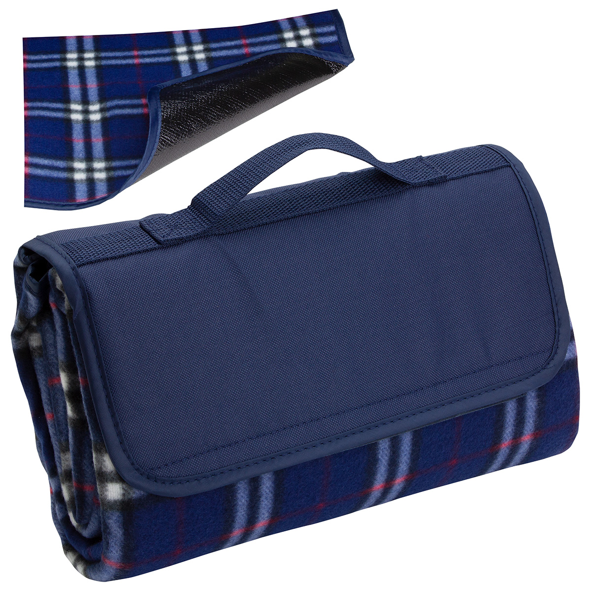 Picture of Plaid Barrel Fleece Picnic Blanket