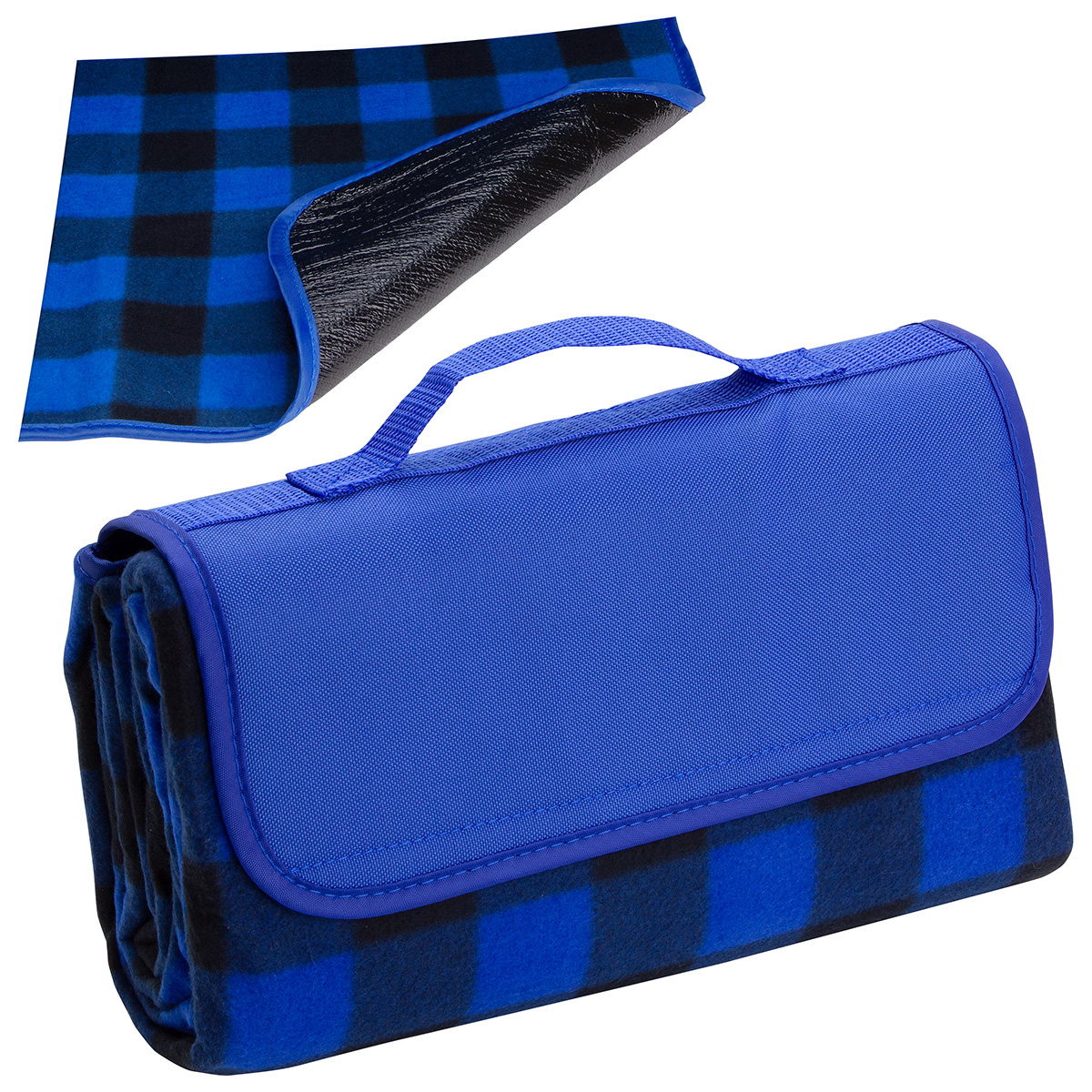 Picture of Plaid Barrel Fleece Picnic Blanket