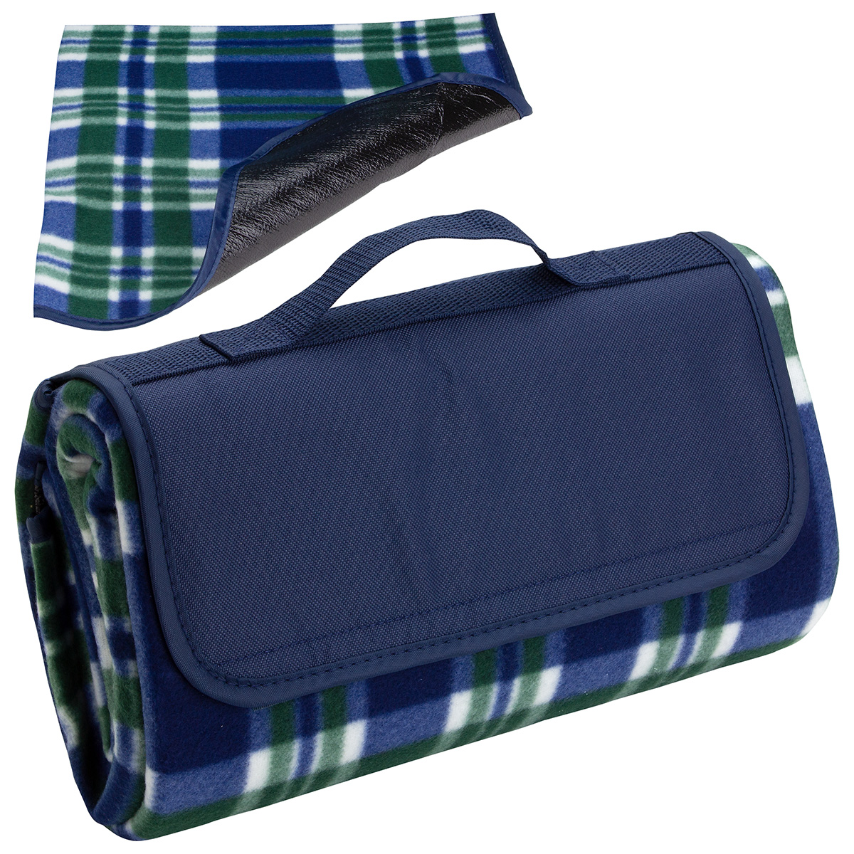 Picture of Plaid Barrel Fleece Picnic Blanket