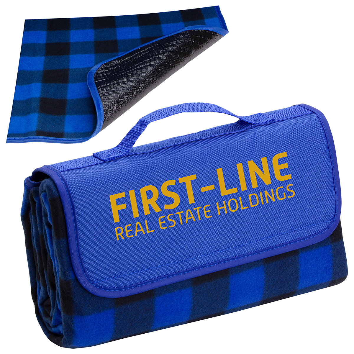 Picture of Plaid Barrel Fleece Picnic Blanket