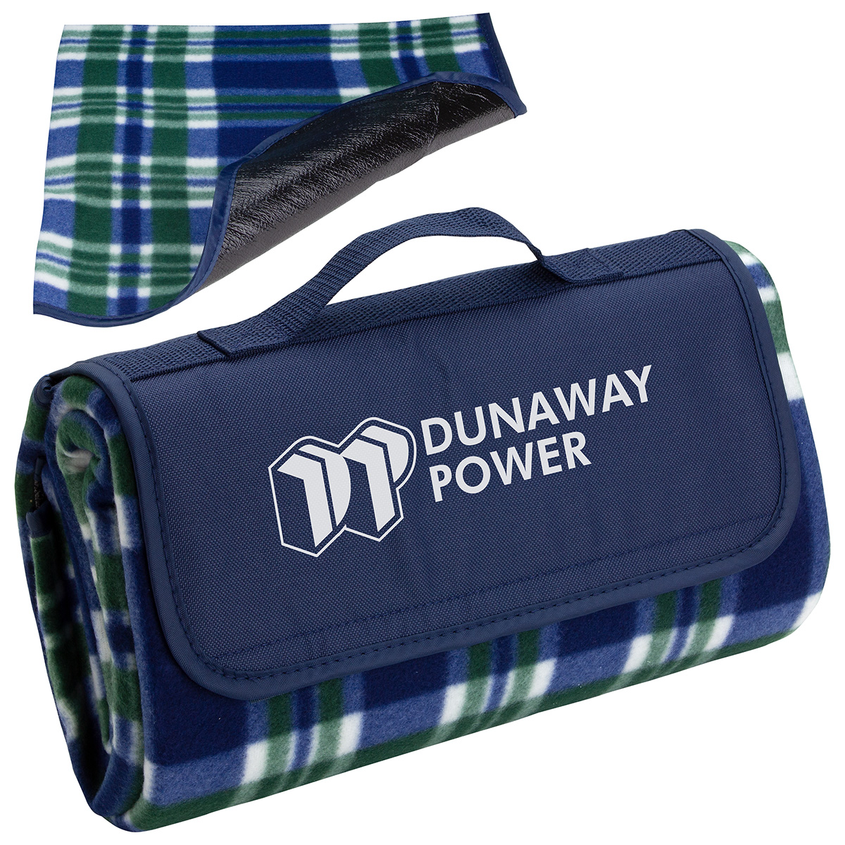Picture of Plaid Barrel Fleece Picnic Blanket