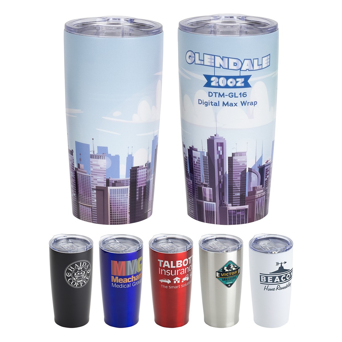 Picture of Glendale 20 oz Vacuum Insulated Stainless Steel Tumbler