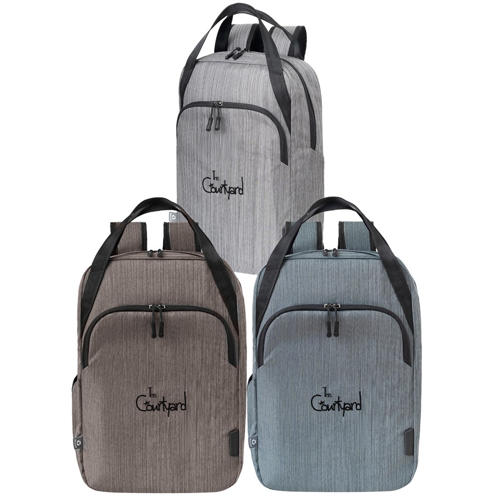 Picture of RejuVe? METRO Recycled Heather Executive Backpack