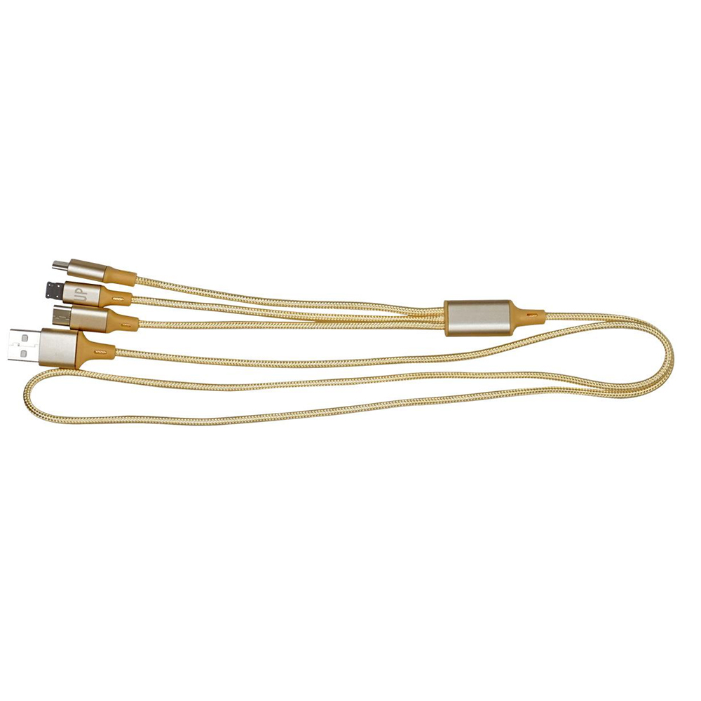 Picture of Metallic 3-in1 Cable with Type C USB