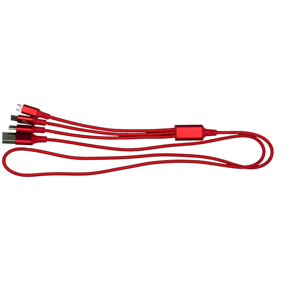 Picture of Metallic 3-in1 Cable with Type C USB