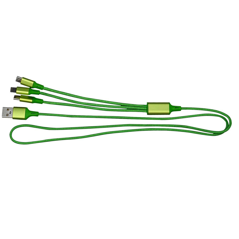 Picture of Metallic 3-in1 Cable with Type C USB