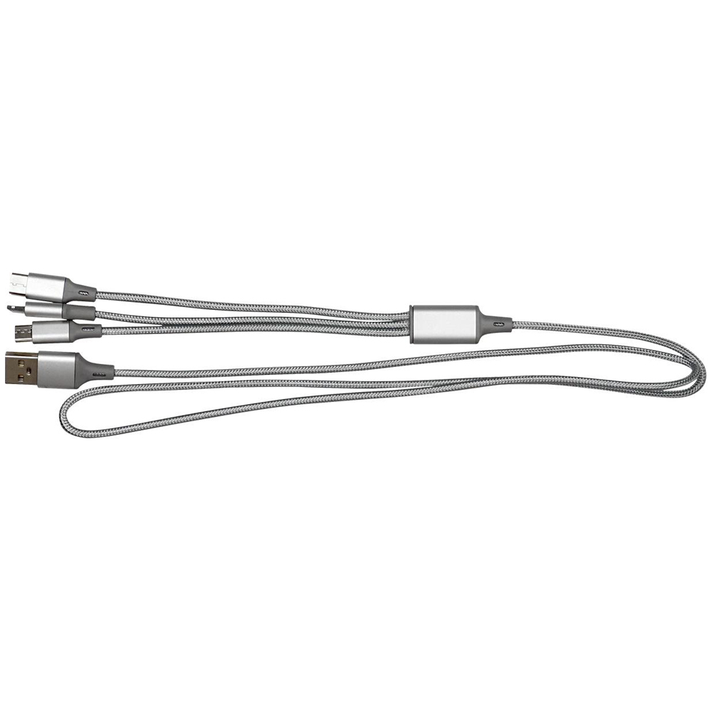 Picture of Metallic 3-in1 Cable with Type C USB