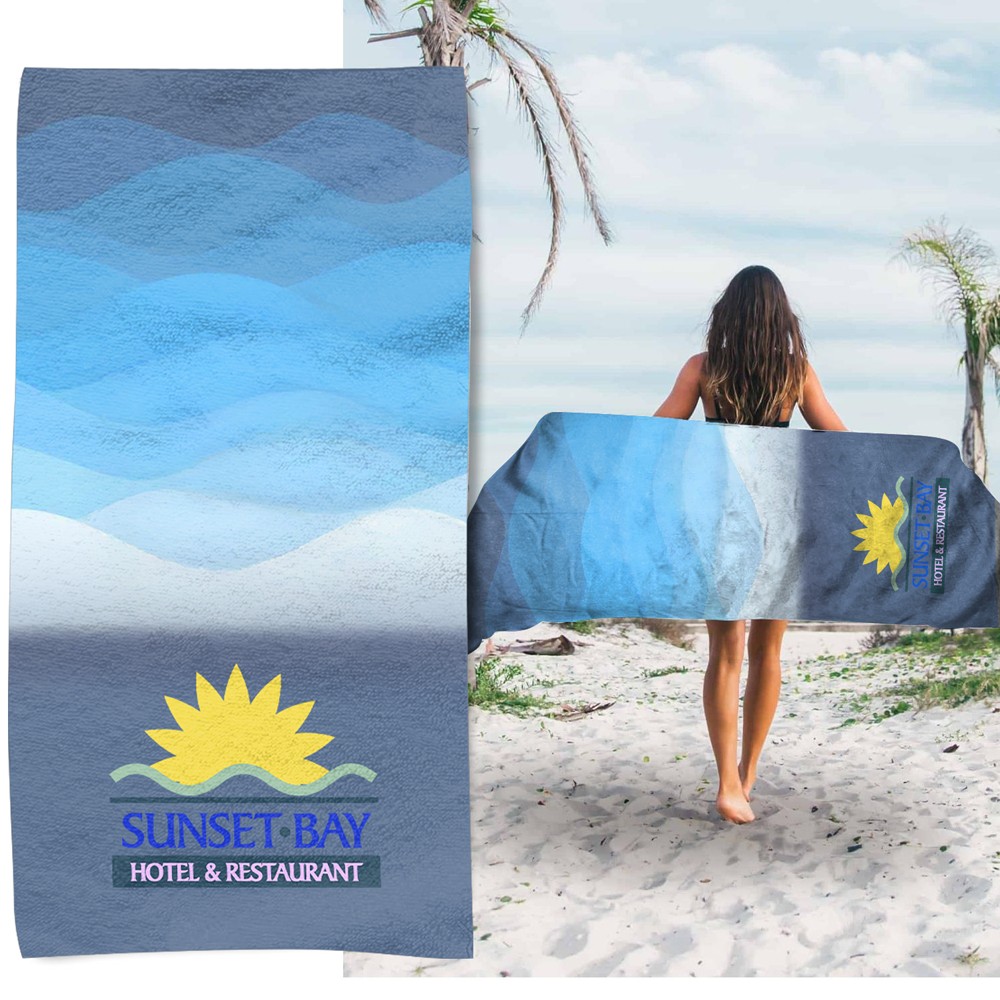 Picture of 30" x 60" Full Color Towel