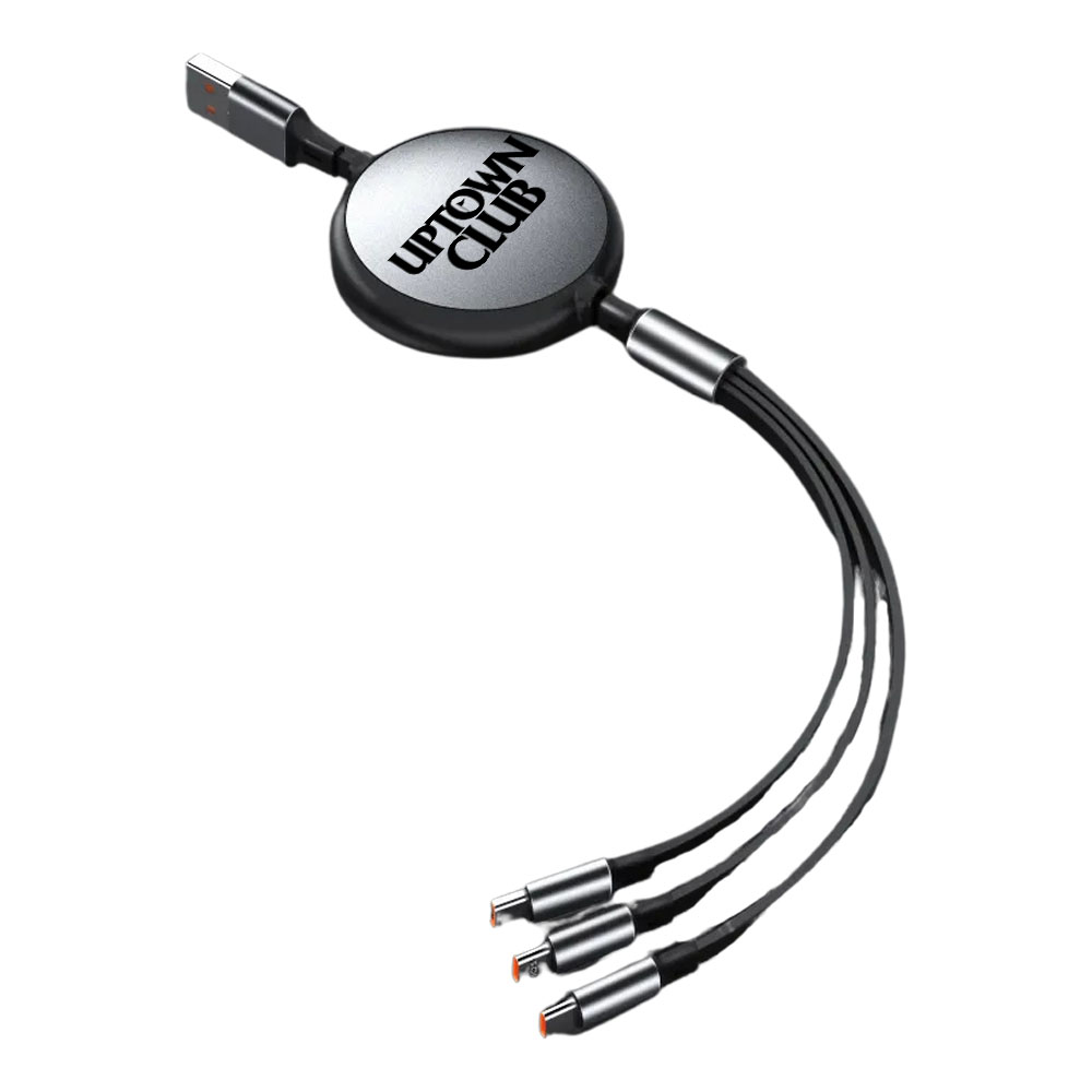 Picture of Retractable Multi 3" 1 Charging Cable 3.9'