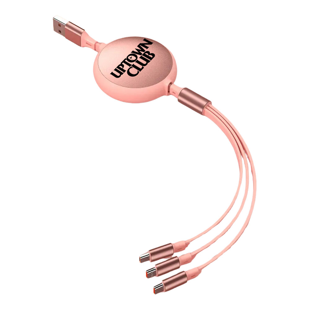 Picture of Retractable Multi 3" 1 Charging Cable 3.9'