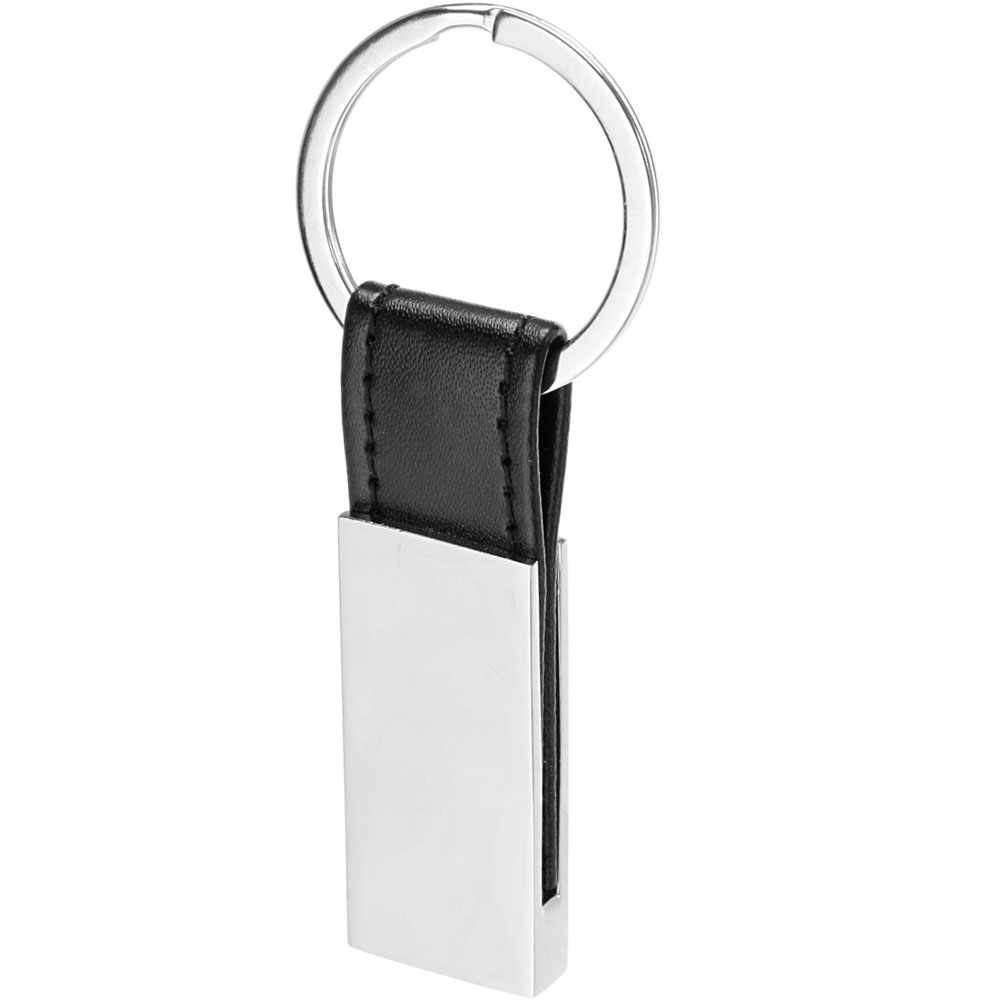 Picture of Black Fabric and Metal Key Chain