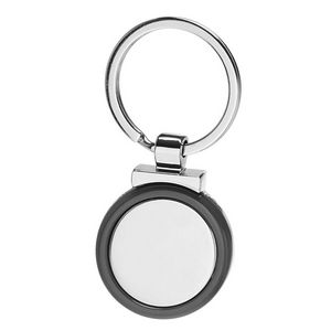 Picture of Round Color Accent Metal Key Chain
