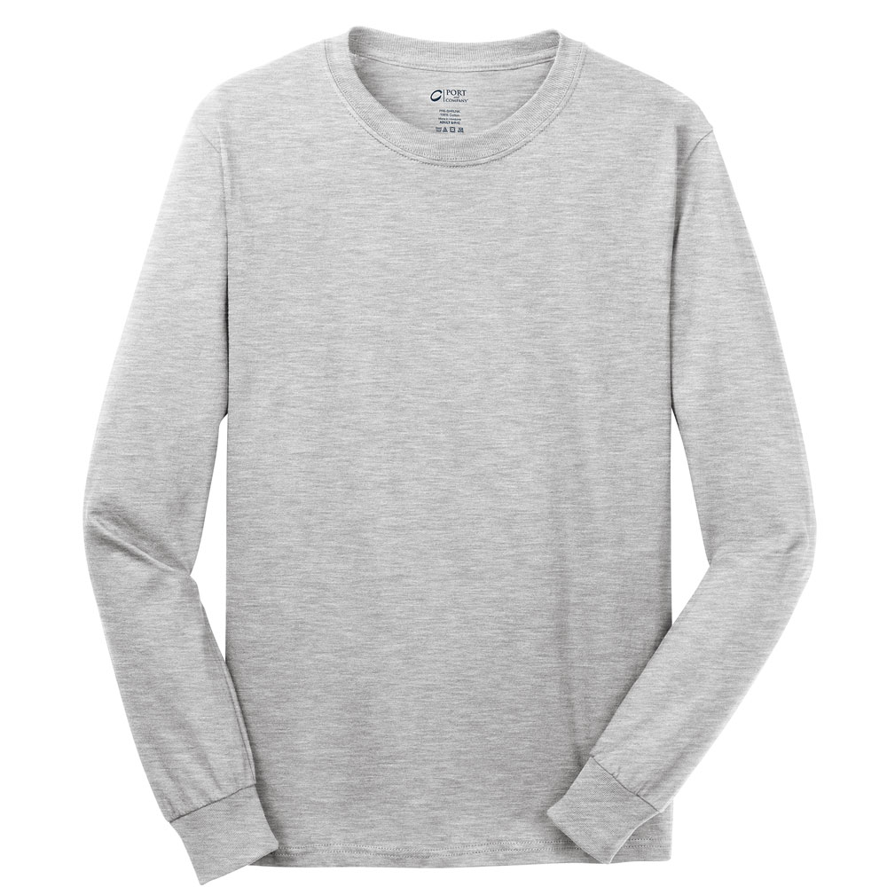 Picture of Discount Port & Company? - Long Sleeve 5.4 Oz. 100% Cotton T-Shirts