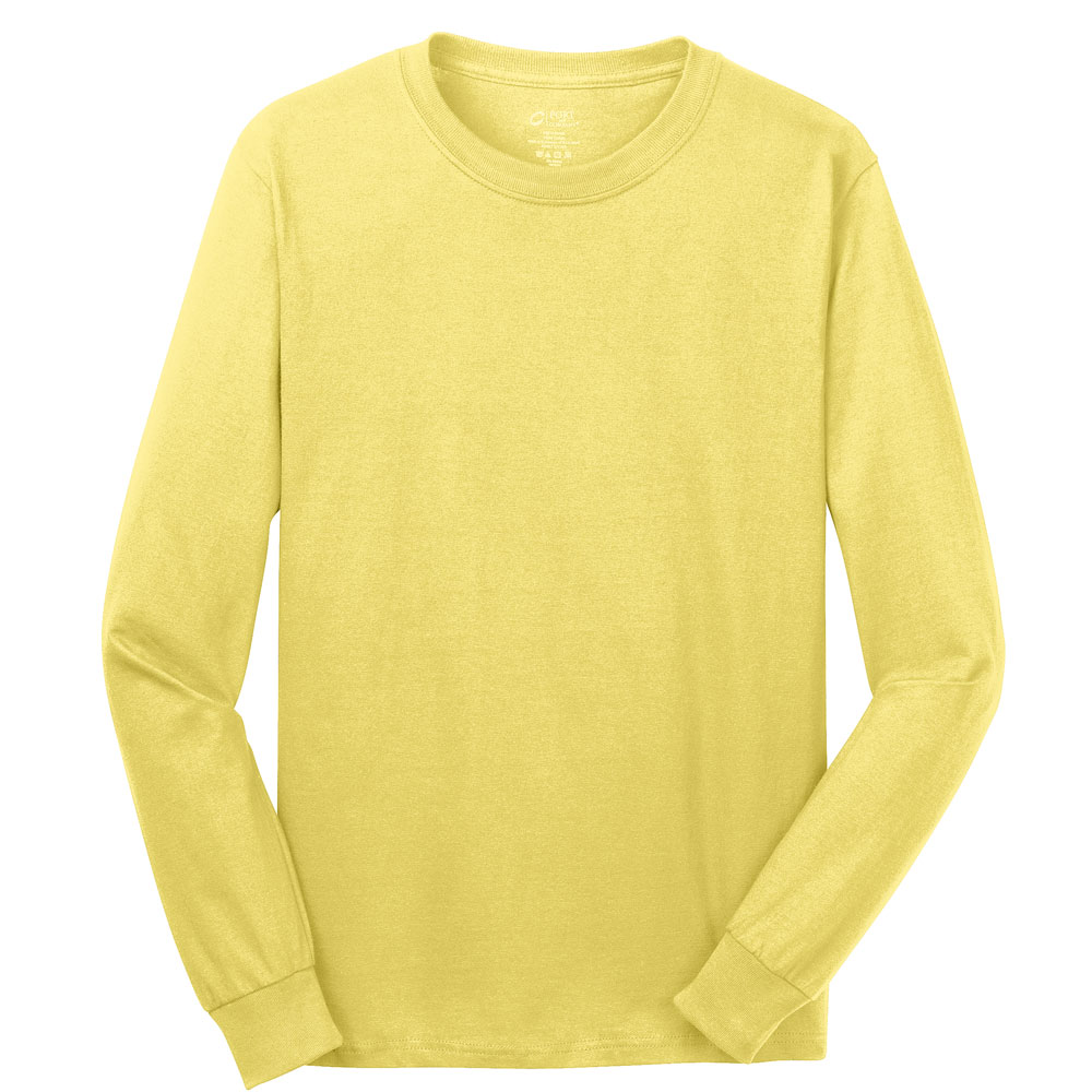 Picture of Discount Port & Company? - Long Sleeve 5.4 Oz. 100% Cotton T-Shirts