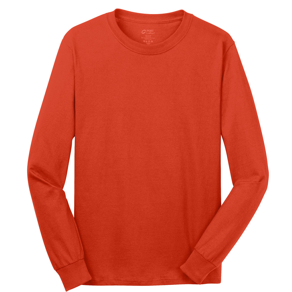 Picture of Discount Port & Company? - Long Sleeve 5.4 Oz. 100% Cotton T-Shirts