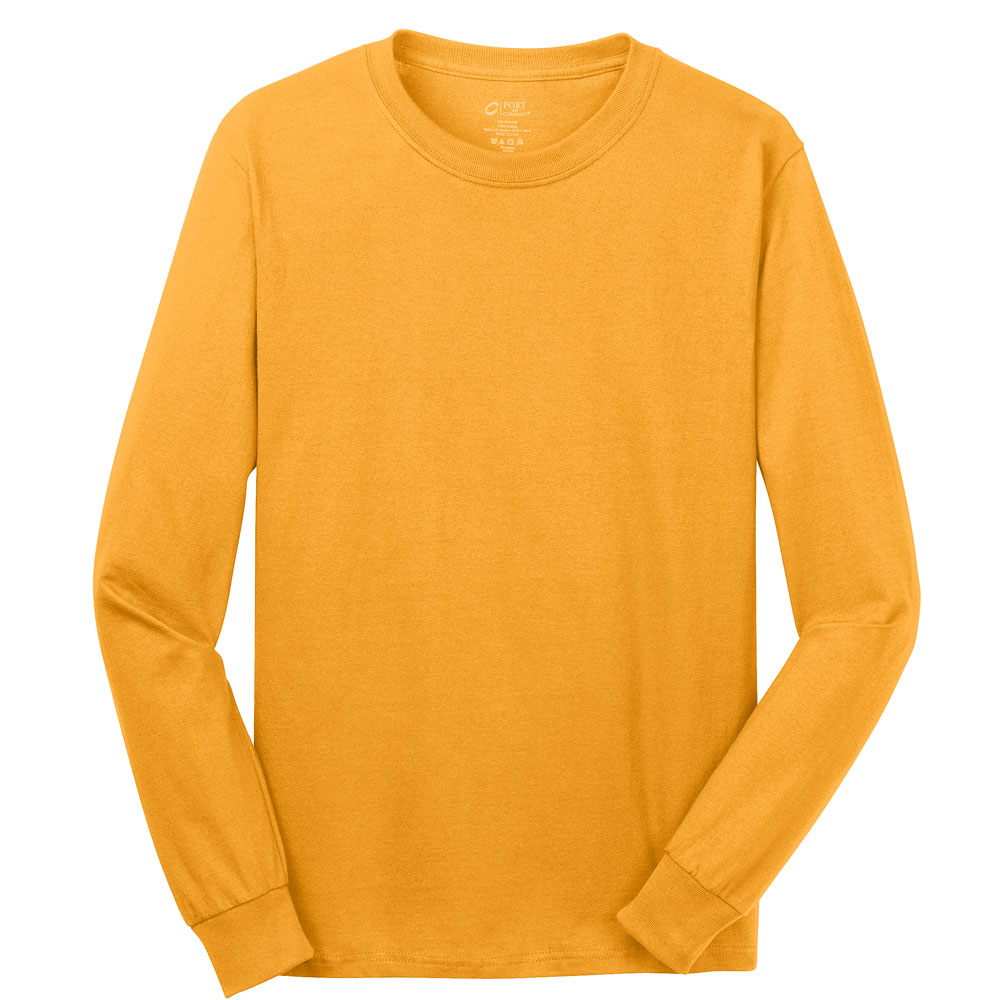 Picture of Discount Port & Company? - Long Sleeve 5.4 Oz. 100% Cotton T-Shirts