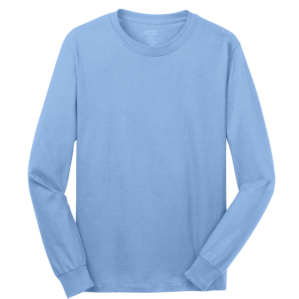 Picture of Discount Port & Company? - Long Sleeve 5.4 Oz. 100% Cotton T-Shirts