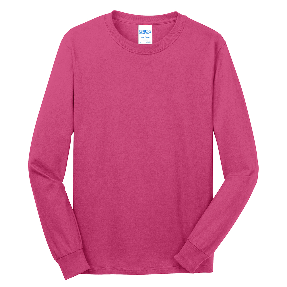 Picture of Discount Port & Company? - Long Sleeve 5.4 Oz. 100% Cotton T-Shirts
