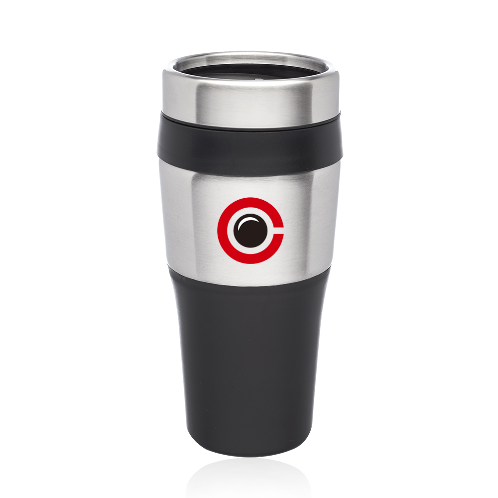 Picture of 16 Oz. Insulated Travel Tumblers w/ Stainless Steel Upper Band