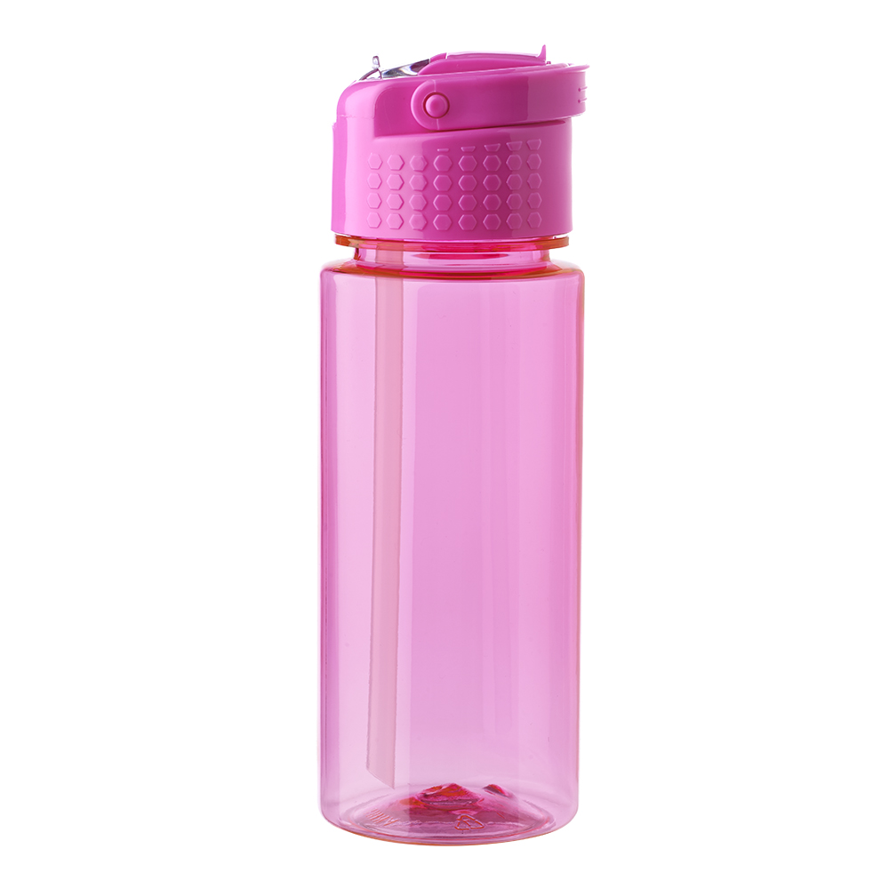 Picture of 18 oz. Transparent Plastic Water Bottle with Carrying Handle