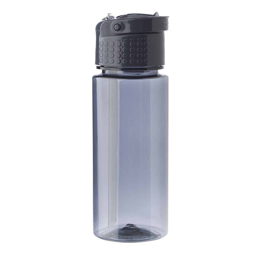 Picture of 18 oz. Transparent Plastic Water Bottle with Carrying Handle