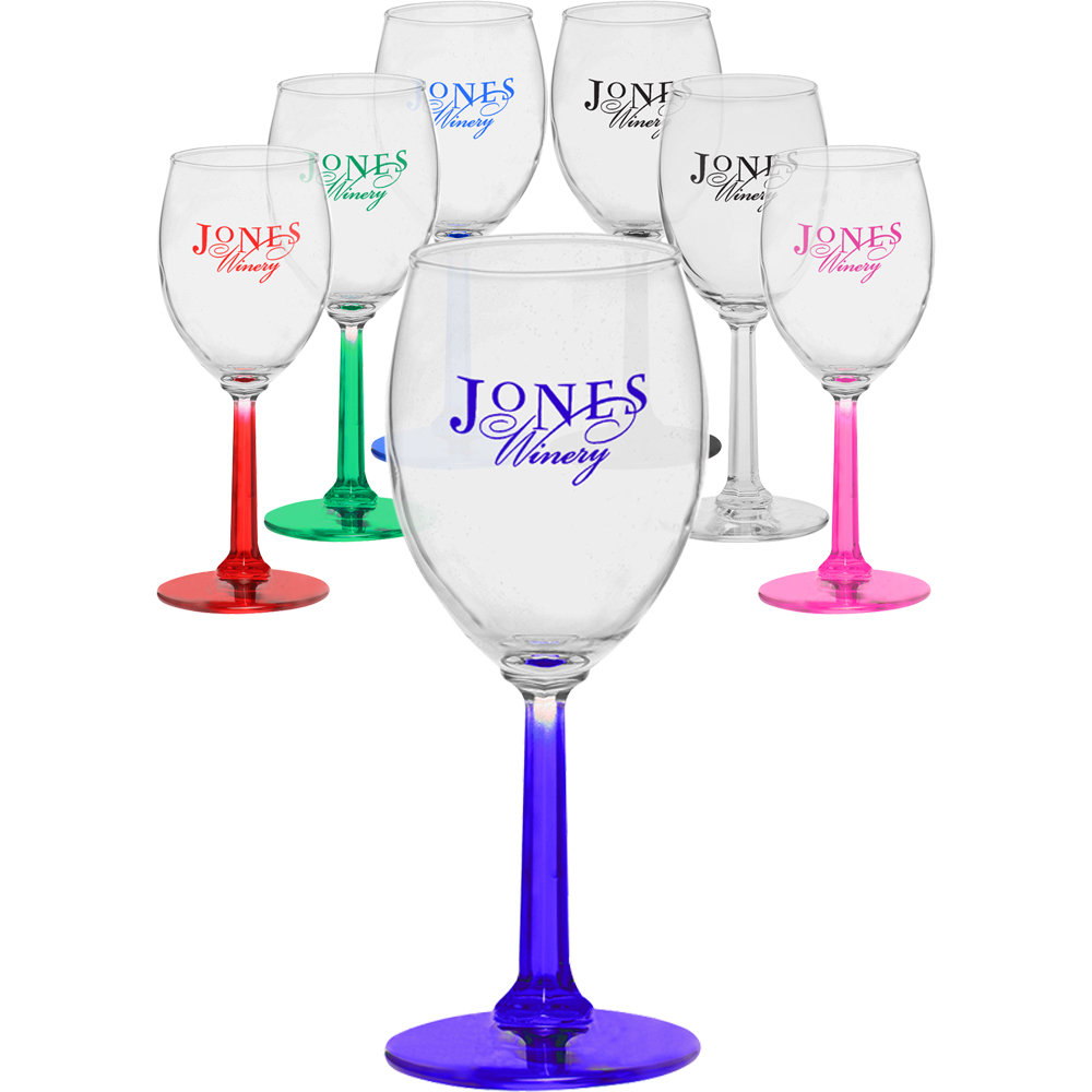 Picture of 6.5 Oz. Libbey? Napa Country Etched Wine Glasses