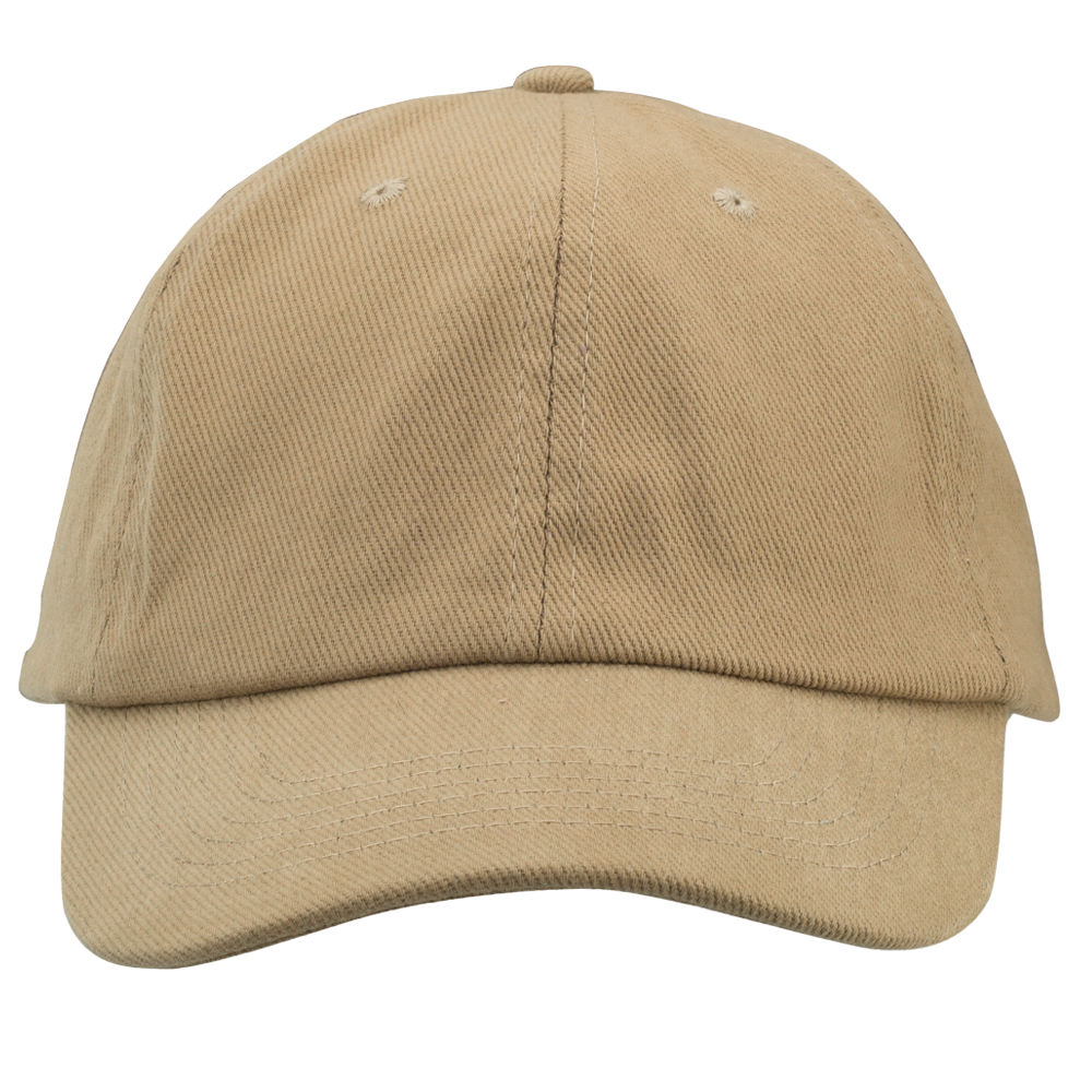 Picture of 6 Panel Unconstructed Brushed Cotton Caps