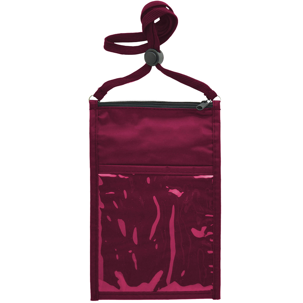 Picture of Large Double Pouch Neck Wallet